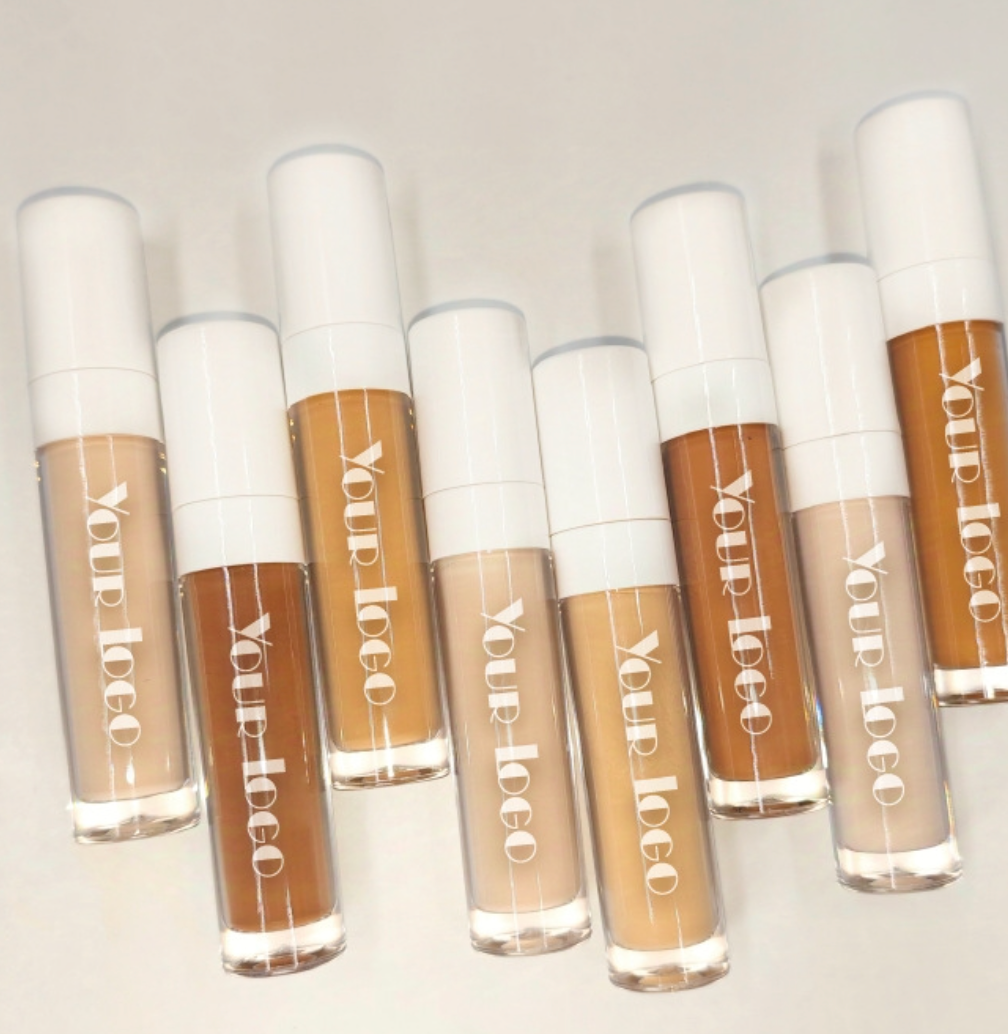 Make Your Own Full Coverage Private Label Liquid Concealer Makeup 8 Color Foundation Concealer Pen Stick Low Natural Sunscreen