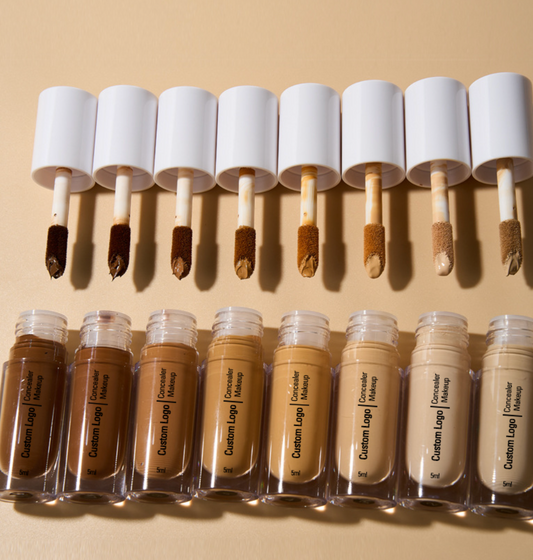 Make Your Own Full Coverage Private Label Liquid Concealer Makeup 8 Color Foundation Concealer Pen Stick Low Natural Sunscreen