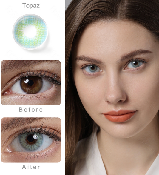 Eye Contact Colored Lenses 1 year Most Natural Colored Contact Lenses for Eyes